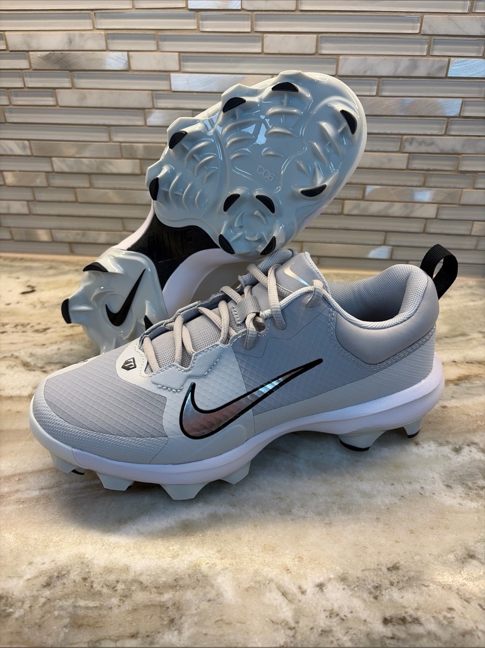 Nike Force Trout 9 Pro MCS Baseball Cleats (Wolf Gray) US 8 Men’s FZ0915-002